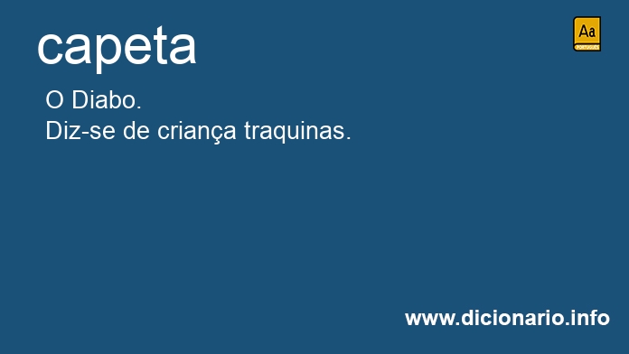 Significado de capetas