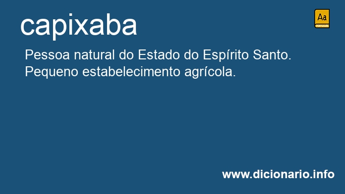 Significado de capixabas