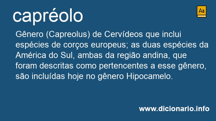 Significado de caprolo