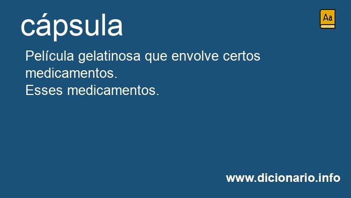 Significado de cpsula