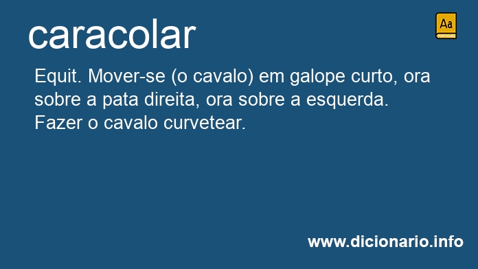 Significado de caracolou