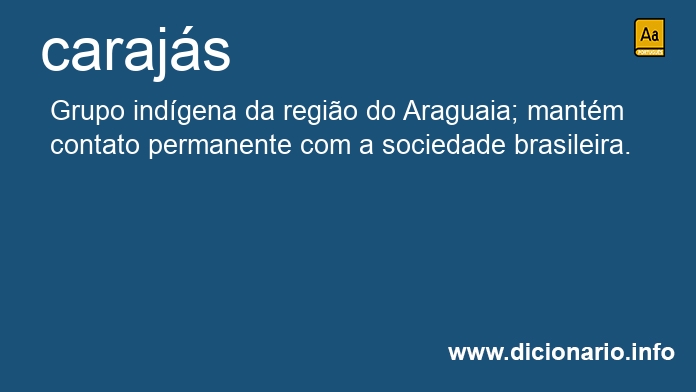 Significado de carajs