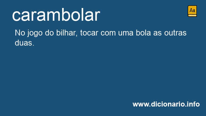 Significado de carambolais