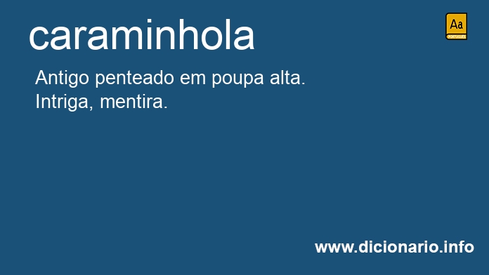 Significado de caraminholas