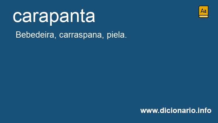 Significado de carapanta