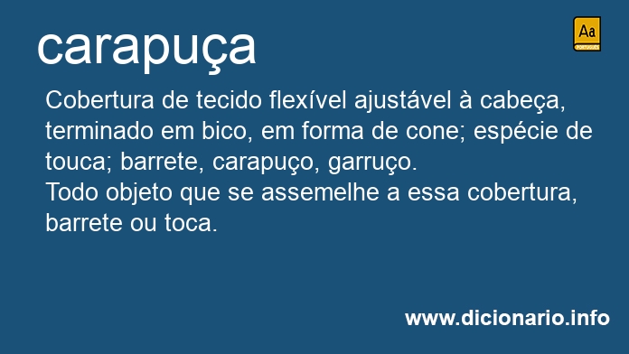 Significado de carapuas