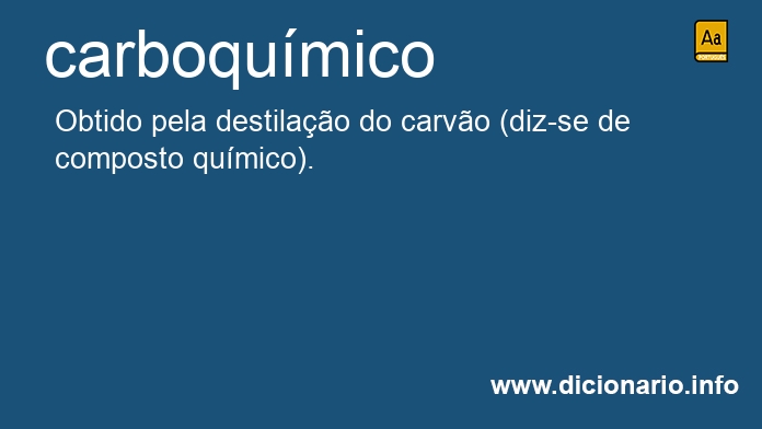 Significado de carboqumico