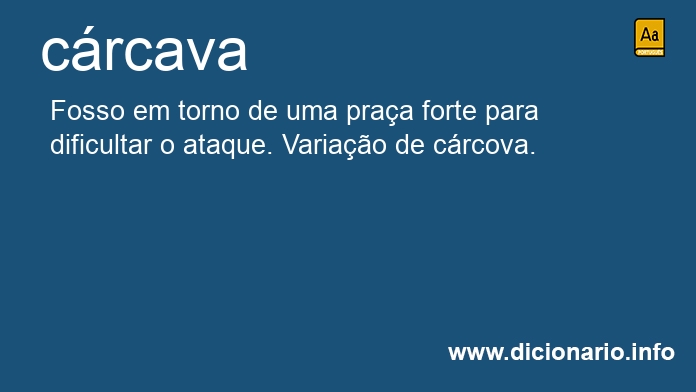 Significado de crcava