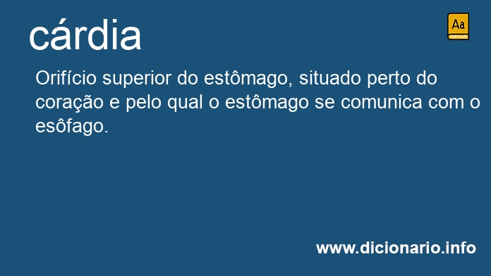 Significado de crdia