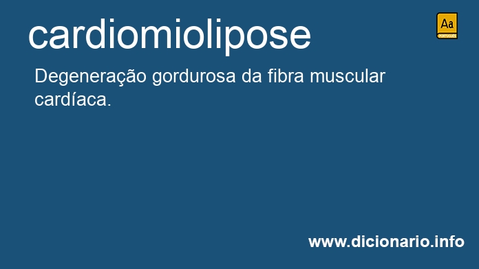 Significado de cardiomiolipose