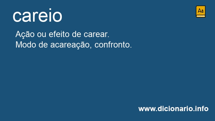 Significado de careio