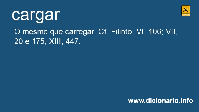 Significado de carguemos