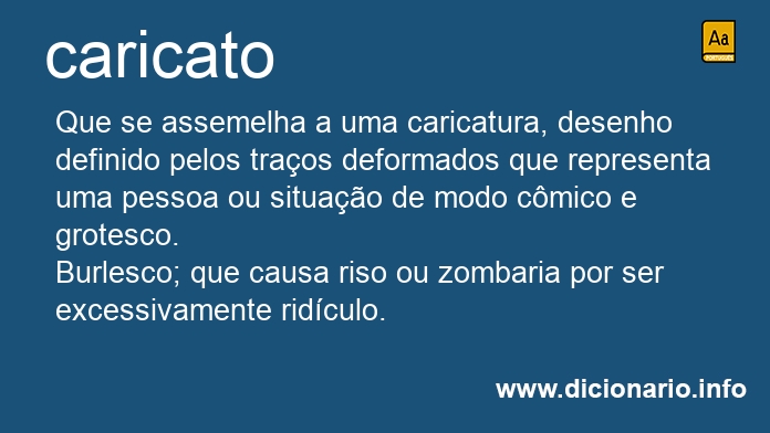 Significado de caricato