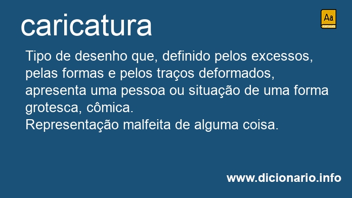 Significado de caricatura