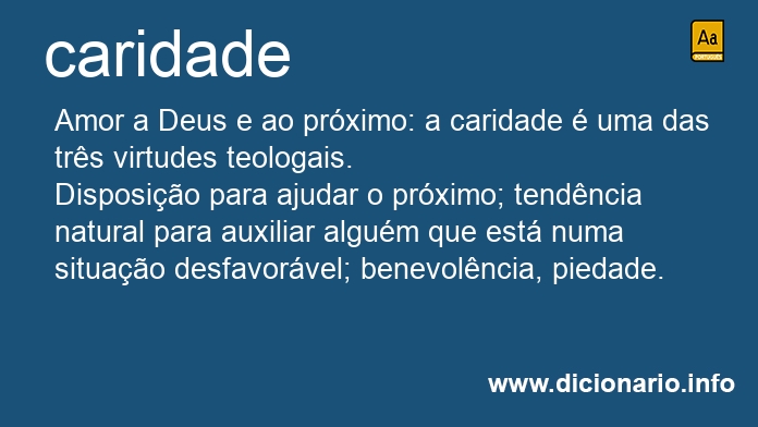 Significado de caridades