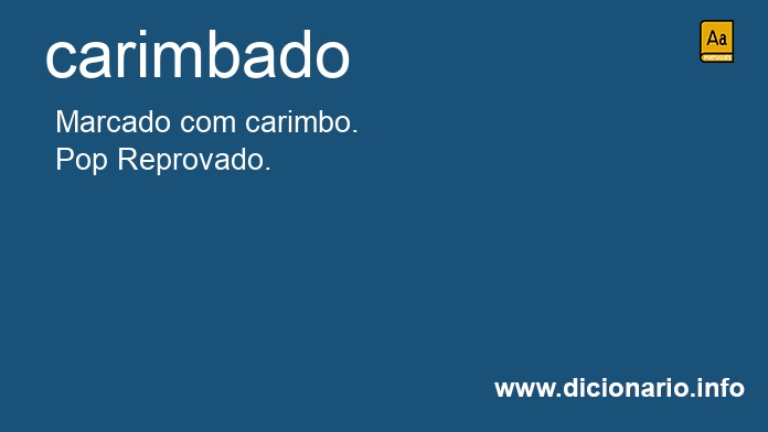 Significado de carimbada