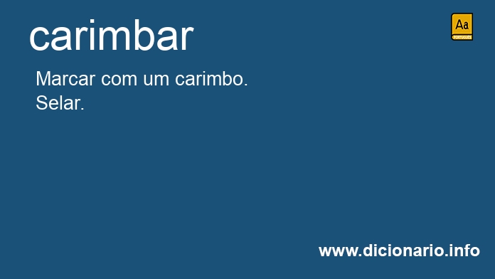 Significado de carimbar