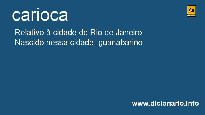 Significado de carioca