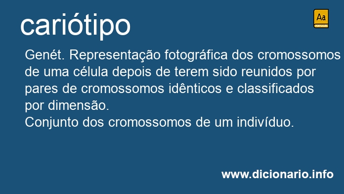 Significado de caritipo
