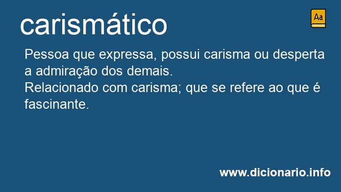 Significado de carismtico