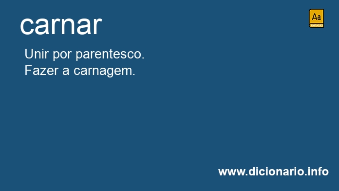 Significado de carnar