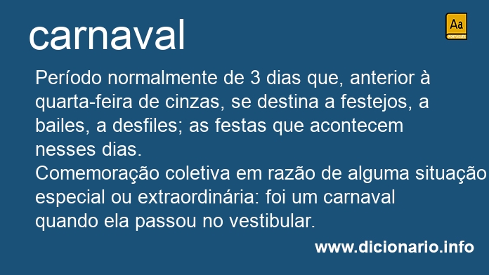 Significado de carnaval