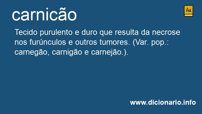 Significado de carnico
