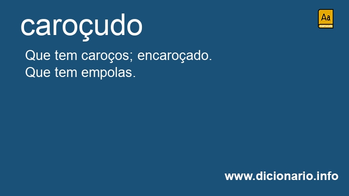 Significado de caroudo