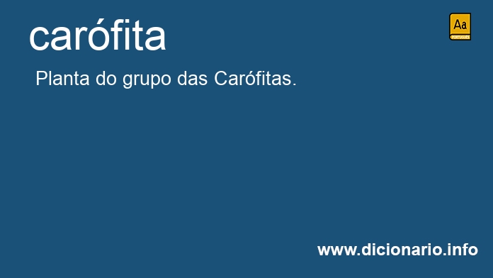 Significado de carfita