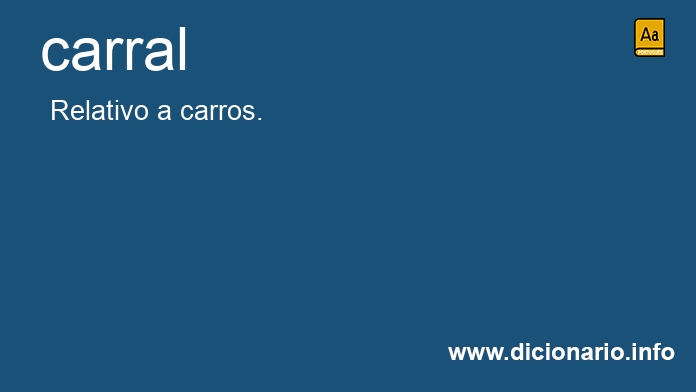 Significado de carral