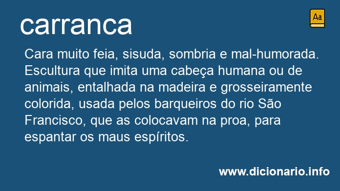 Significado de carrancas