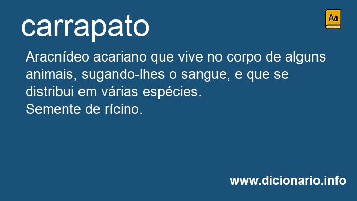 Significado de carrapatos