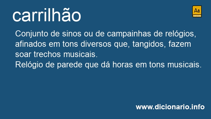 Significado de carrilhes
