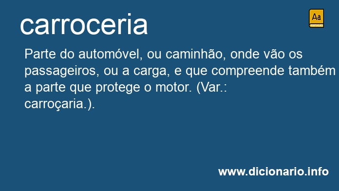 Significado de carroceria