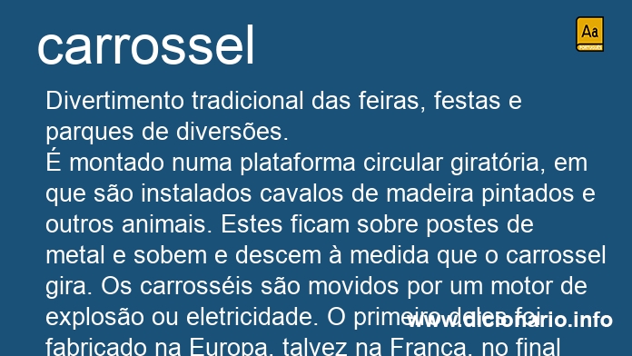 Significado de carrossel