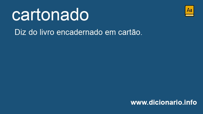 Significado de cartonado