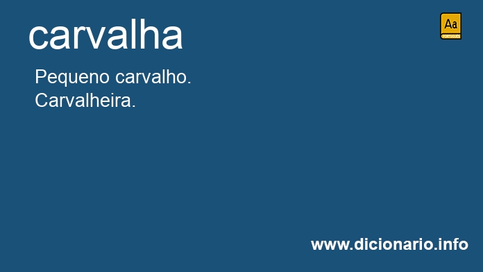 Significado de carvalha