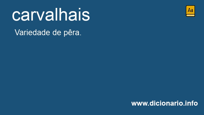Significado de carvalhais