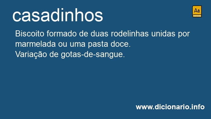 Significado de casadinhos