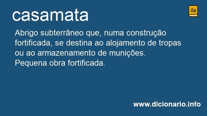 Significado de casamata