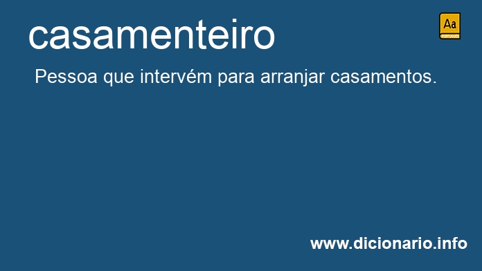 Significado de casamenteiro