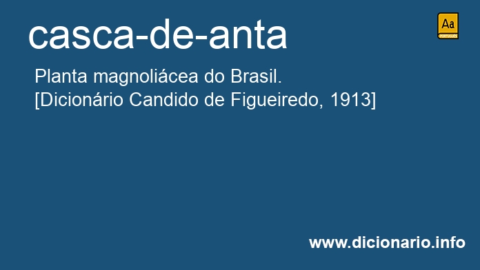 Significado de casca-de-anta