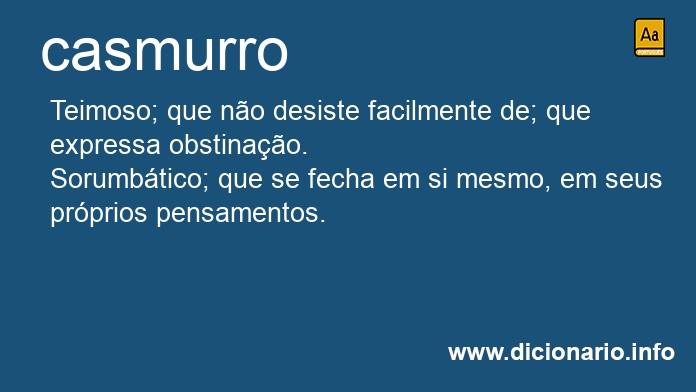 Significado de casmurros