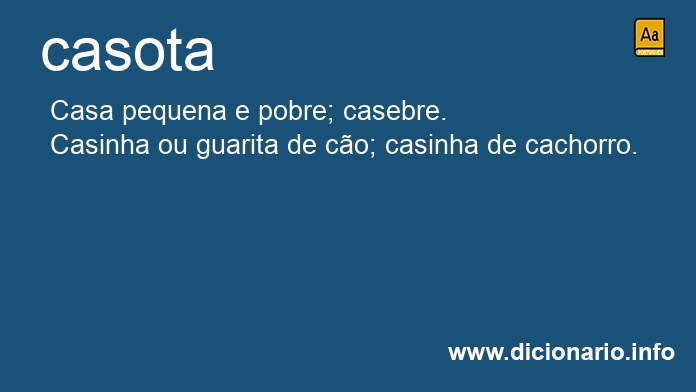 Significado de casotas