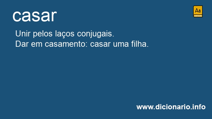 Significado de casou