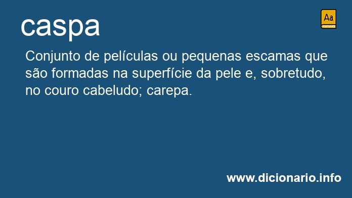 Significado de caspa