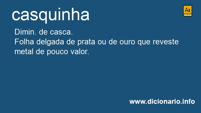 Significado de casquinhas