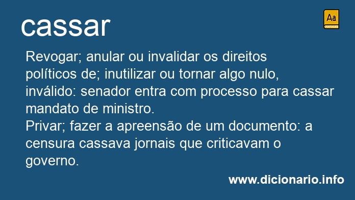 Significado de cassam