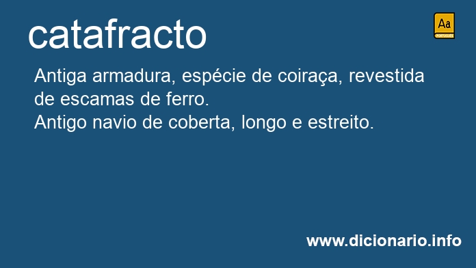 Significado de catafracto