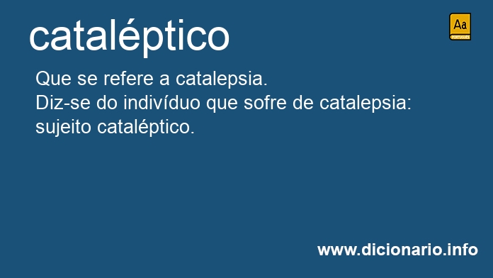 Significado de catalptico